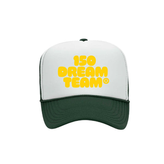 150 Dreamteam Puff Print Trucker - Green/Yellow