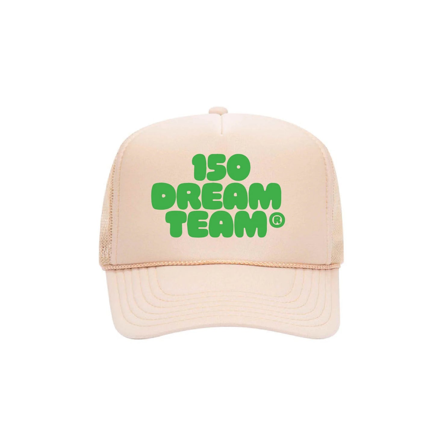 150 Dreamteam Puff Print Trucker - Tan/Green