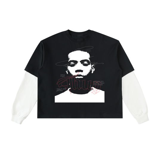 Lil Herb Layered Contrast Sleeve / T-Shirt
